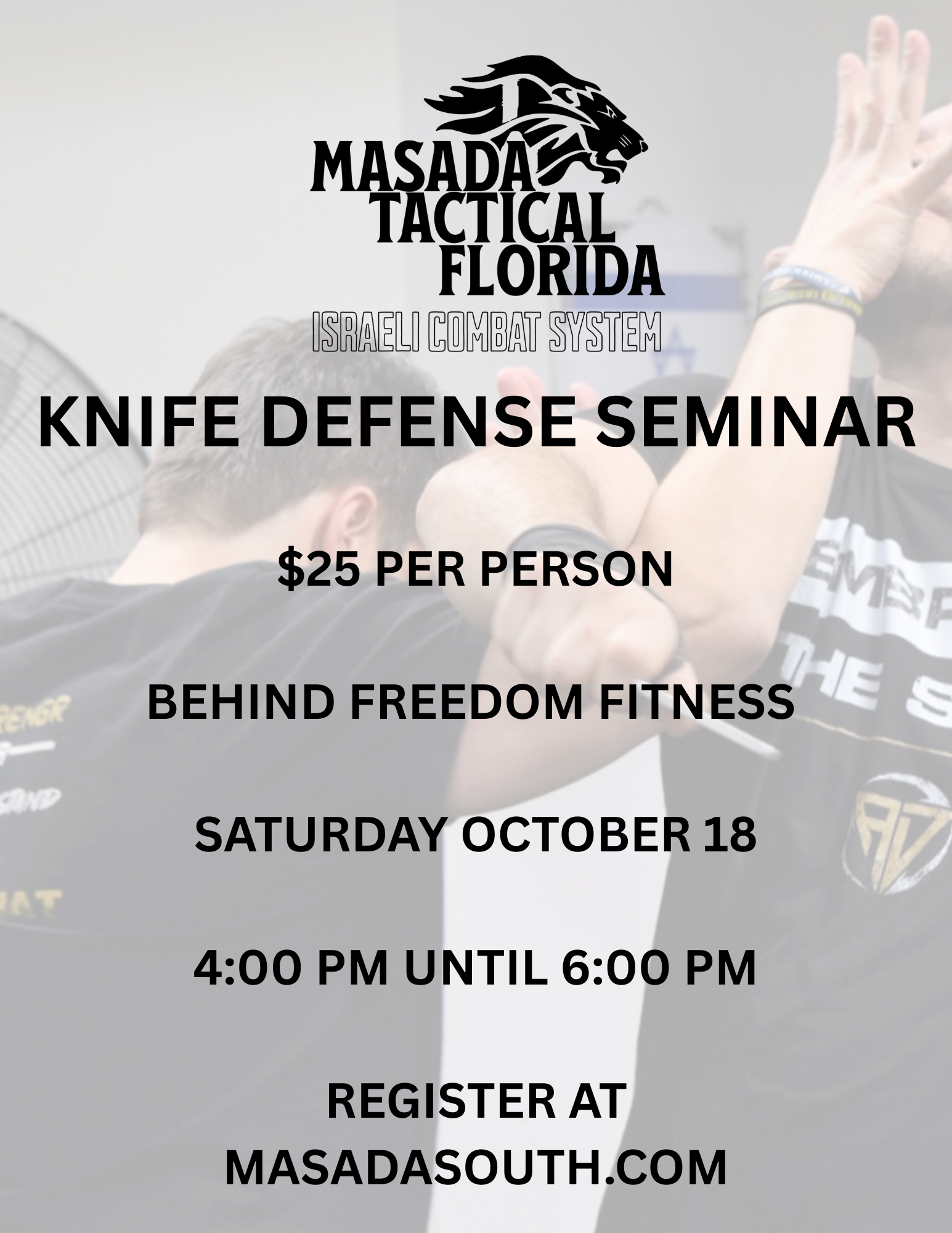 Knife Defense Seminar